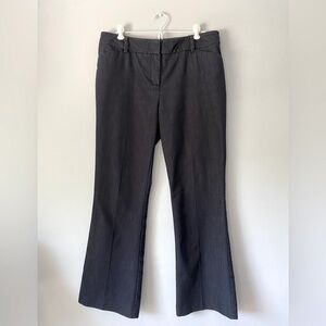 7th Avenue Design Studio New York & Company Dark Wash Flare Trousers Size 10